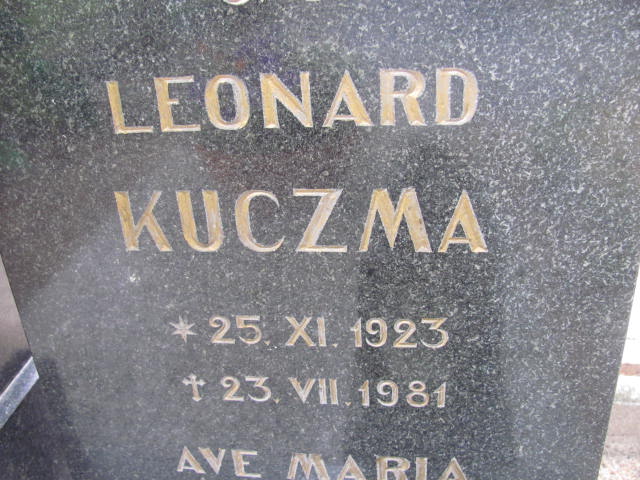 Barbara Kuczma 1924 Kostrzyn nad Odrą - Grobonet - Wyszukiwarka osób pochowanych