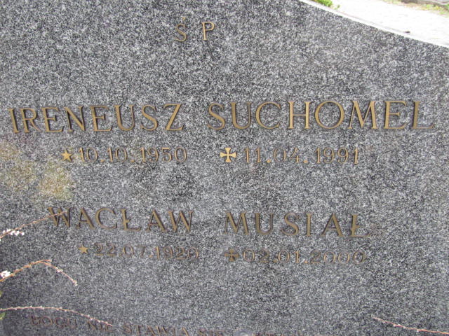 Wacław Musiał 1920 Kostrzyn nad Odrą - Grobonet - Wyszukiwarka osób pochowanych