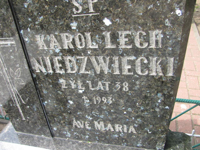 Karol Lech Niedźwiecki 1955 Kostrzyn nad Odrą - Grobonet - Wyszukiwarka osób pochowanych