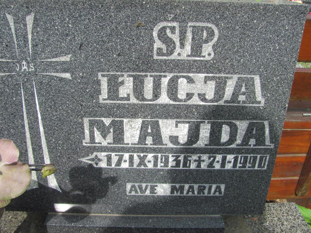 Łucja Majda 1936 Kostrzyn nad Odrą - Grobonet - Wyszukiwarka osób pochowanych