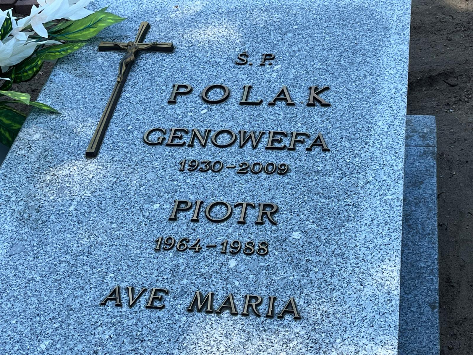 Piotr Polak 1964 Kostrzyn nad Odrą - Grobonet - Wyszukiwarka osób pochowanych