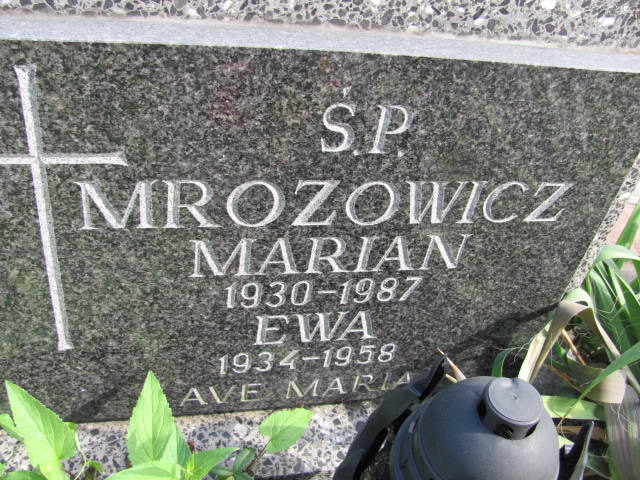 Ewa Mrozowicz 1934 Kostrzyn nad Odrą - Grobonet - Wyszukiwarka osób pochowanych
