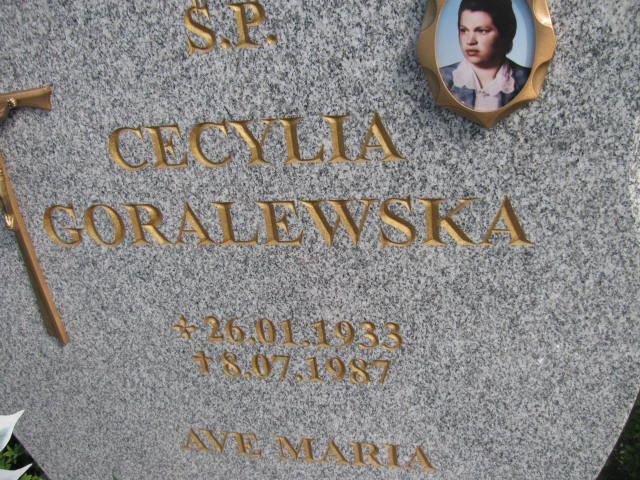 Cecylia Goralewska 1933 Kostrzyn nad Odrą - Grobonet - Wyszukiwarka osób pochowanych