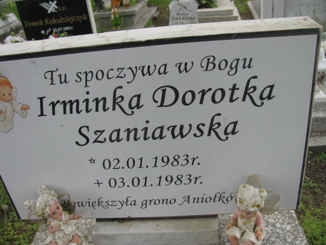 Irmina Dorota Szaniawska 1983 Kostrzyn nad Odrą - Grobonet - Wyszukiwarka osób pochowanych