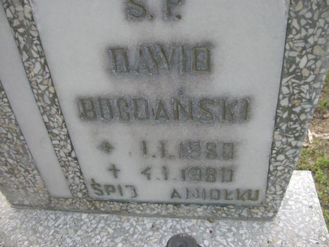 Dawid Bogdański 1980 Kostrzyn nad Odrą - Grobonet - Wyszukiwarka osób pochowanych