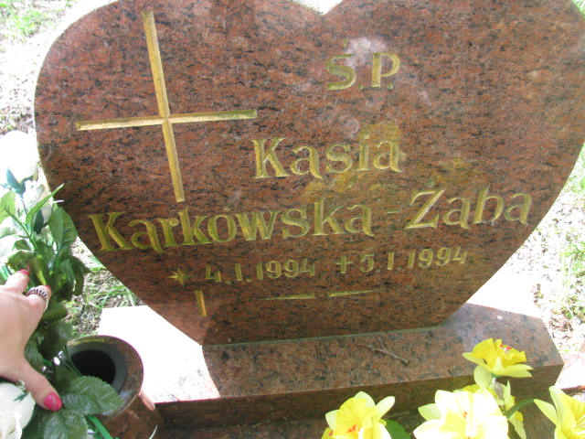 Katarzyna Karkowska Żaba 1994 Kostrzyn nad Odrą - Grobonet - Wyszukiwarka osób pochowanych