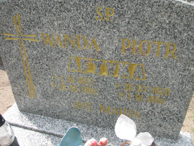 Wanda Aftyka 1922 Kostrzyn nad Odrą - Grobonet - Wyszukiwarka osób pochowanych