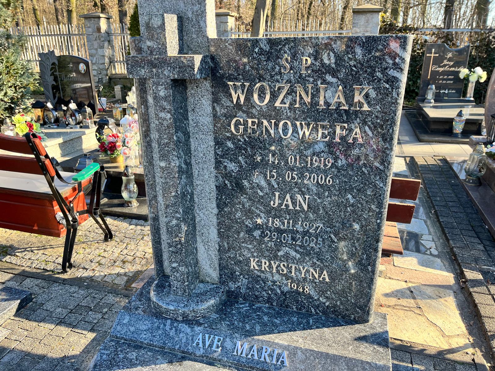 Krystyna Woźniak 1948 Kostrzyn nad Odrą - Grobonet - Wyszukiwarka osób pochowanych