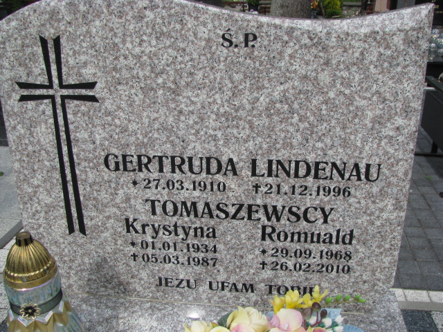 Krystyna Tomaszewska 1934 Kostrzyn nad Odrą - Grobonet - Wyszukiwarka osób pochowanych