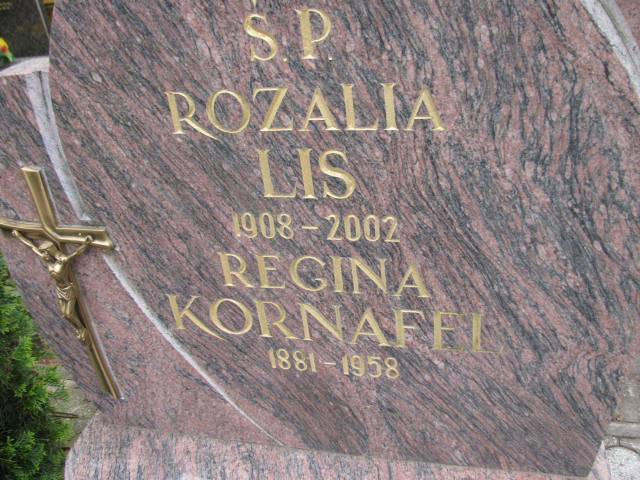 Regina Kornafel 1881 Kostrzyn nad Odrą - Grobonet - Wyszukiwarka osób pochowanych