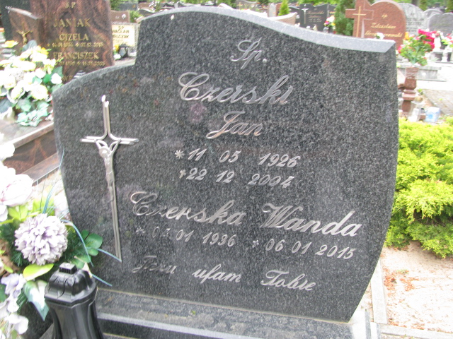 Wanda Czerska 1936 Kostrzyn nad Odrą - Grobonet - Wyszukiwarka osób pochowanych