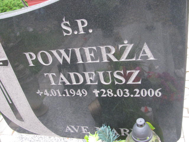 Tadeusz Powierża 1949 Kostrzyn nad Odrą - Grobonet - Wyszukiwarka osób pochowanych