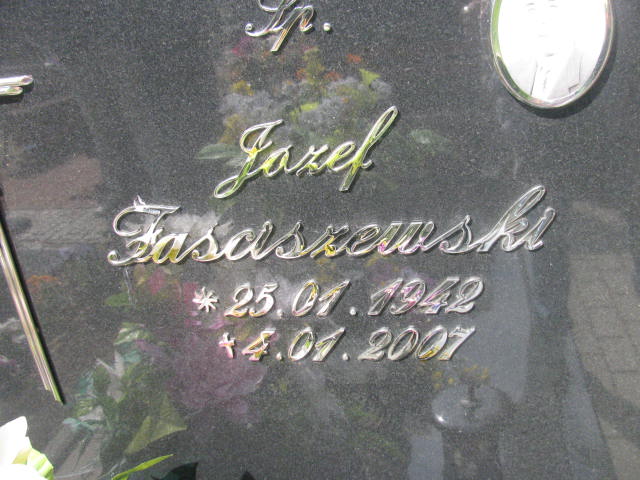 Józef Faściszewski 1942 Kostrzyn nad Odrą - Grobonet - Wyszukiwarka osób pochowanych