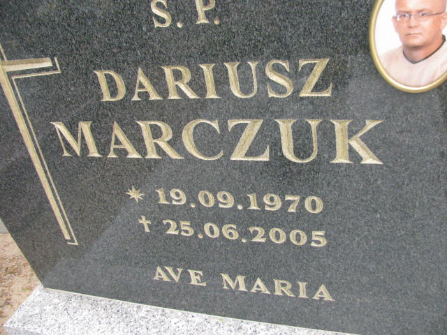 Dariusz Marczuk 1970 Kostrzyn nad Odrą - Grobonet - Wyszukiwarka osób pochowanych