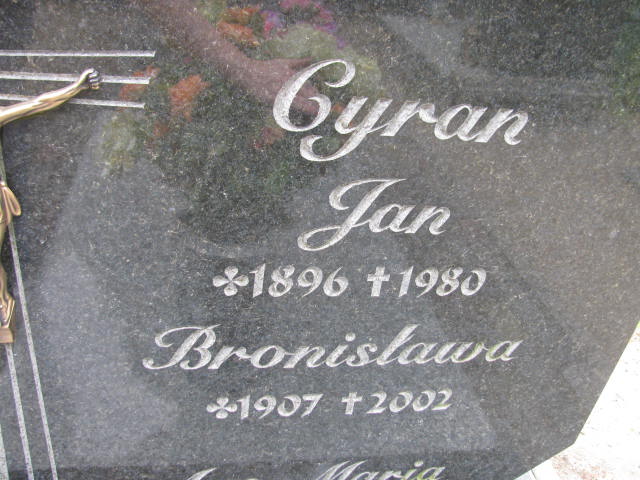 Jan Cyran 1896 Kostrzyn nad Odrą - Grobonet - Wyszukiwarka osób pochowanych