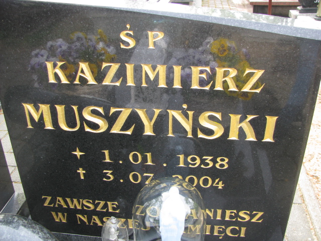 Kazimierz Muszyński 1938 Kostrzyn nad Odrą - Grobonet - Wyszukiwarka osób pochowanych