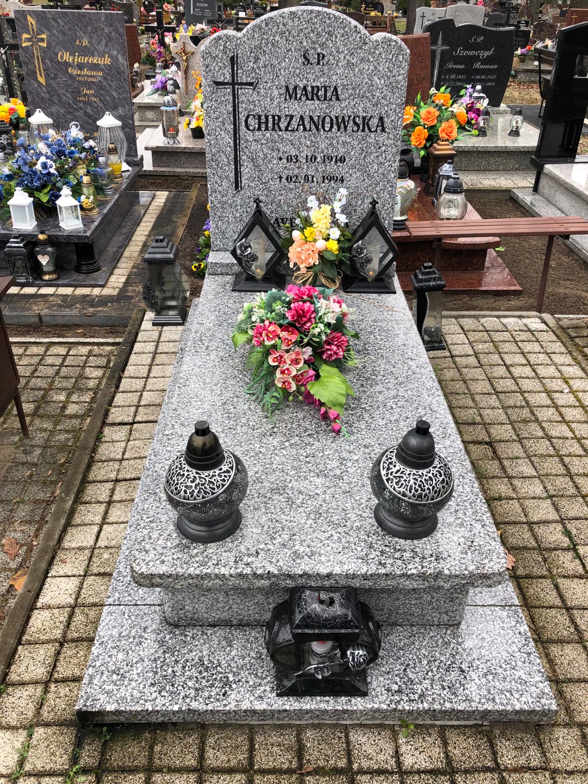 Marta Chrzanowska 1910 Kostrzyn nad Odrą - Grobonet - Wyszukiwarka osób pochowanych