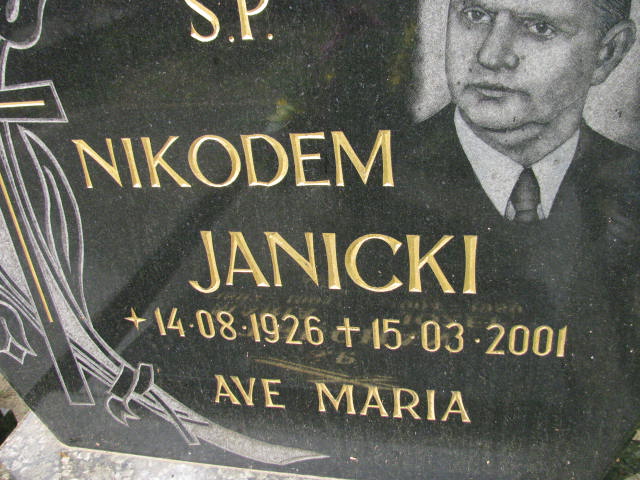 Nikodem Janicki 1926 Kostrzyn nad Odrą - Grobonet - Wyszukiwarka osób pochowanych