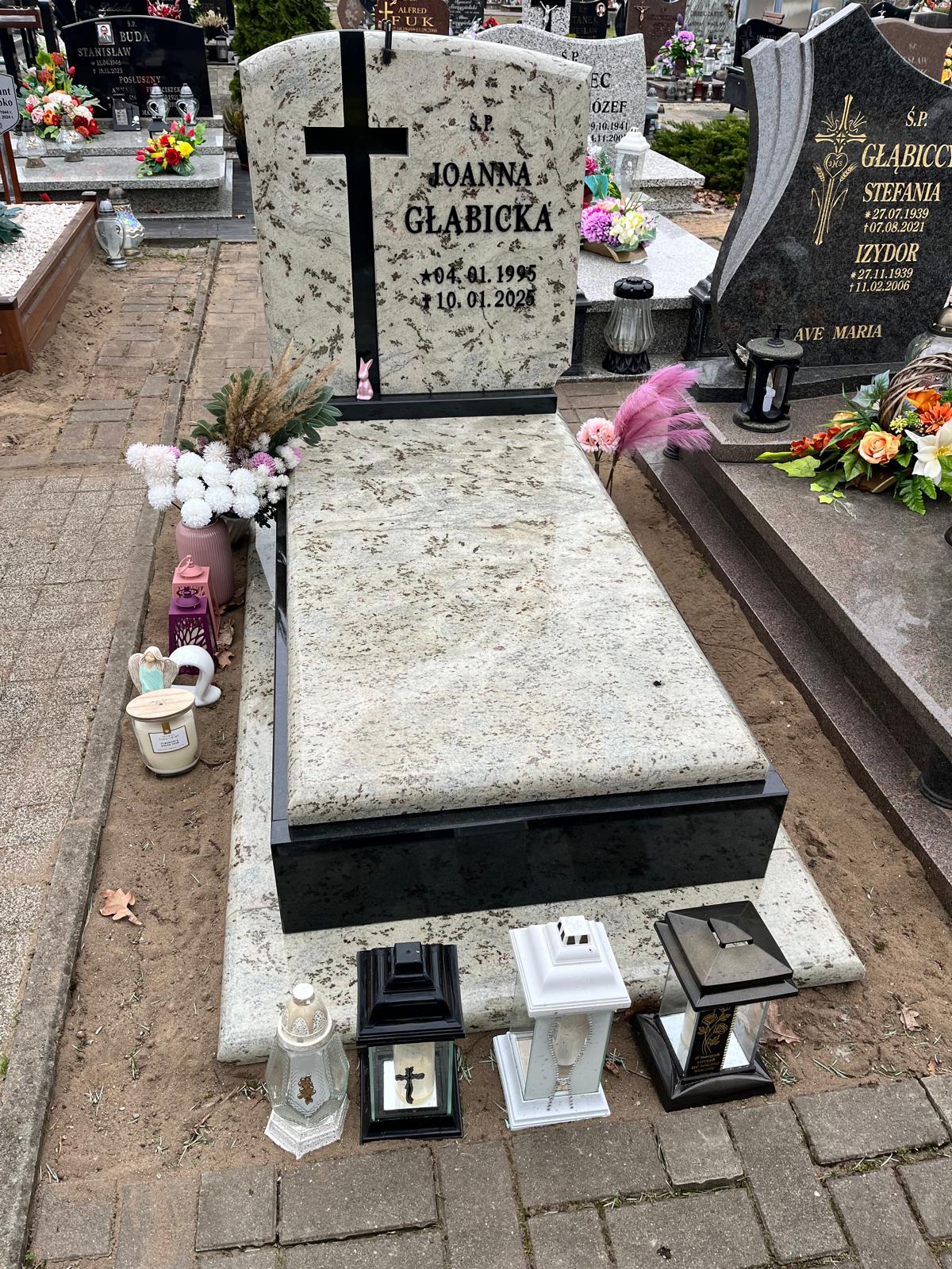 Joanna Głąbicka 1995 Kostrzyn nad Odrą - Grobonet - Wyszukiwarka osób pochowanych