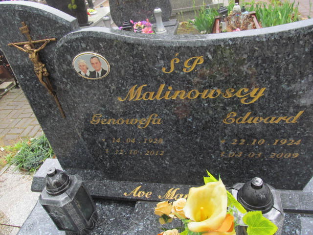 Genowefa Malinowska 1928 Kostrzyn nad Odrą - Grobonet - Wyszukiwarka osób pochowanych