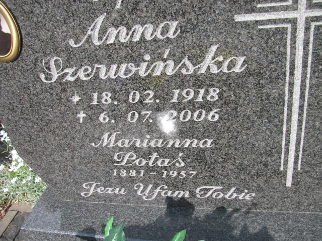 Marianna Potaś 1881 Kostrzyn nad Odrą - Grobonet - Wyszukiwarka osób pochowanych