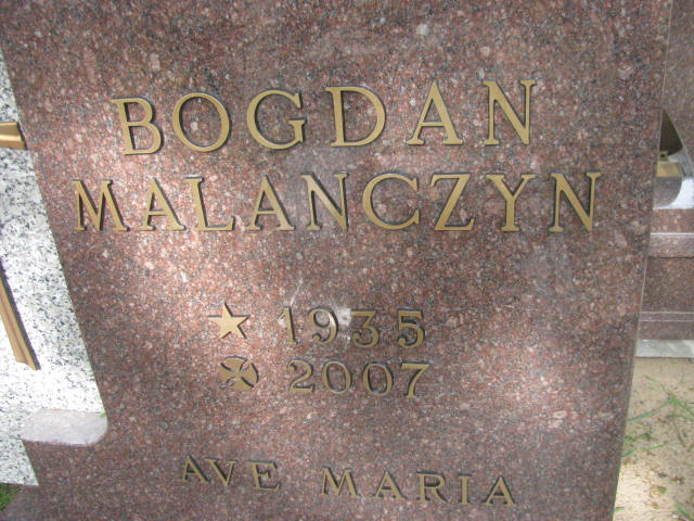 Bogdan Malanczyn 1935 Kostrzyn nad Odrą - Grobonet - Wyszukiwarka osób pochowanych