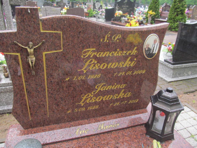 Franciszek Lisowski 1926 Kostrzyn nad Odrą - Grobonet - Wyszukiwarka osób pochowanych