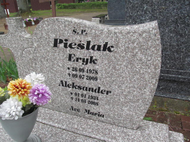 Aleksander Pieślak 1934 Kostrzyn nad Odrą - Grobonet - Wyszukiwarka osób pochowanych