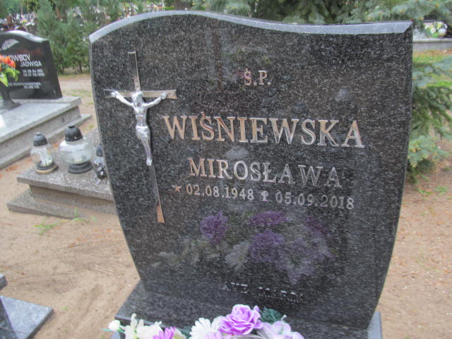 Mirosława Wiśniewska Kostrzyn nad Odrą - Grobonet - Wyszukiwarka osób pochowanych