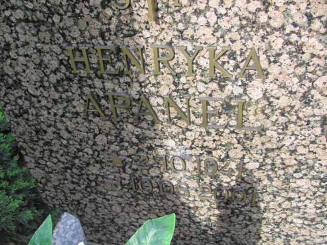 Lucjan Apanel 1935 Kostrzyn nad Odrą - Grobonet - Wyszukiwarka osób pochowanych