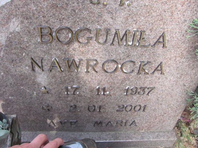 Bogumiła Nawrocka 1937 Kostrzyn nad Odrą - Grobonet - Wyszukiwarka osób pochowanych