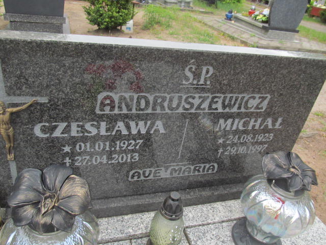 Czesława Andruszewicz 1927 Kostrzyn nad Odrą - Grobonet - Wyszukiwarka osób pochowanych