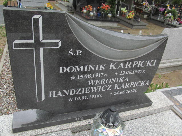 Tomasz Handziewicz 1915 Kostrzyn nad Odrą - Grobonet - Wyszukiwarka osób pochowanych