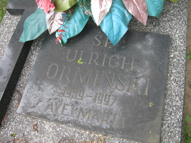 Ulrich Ormiński 1939 Kostrzyn nad Odrą - Grobonet - Wyszukiwarka osób pochowanych