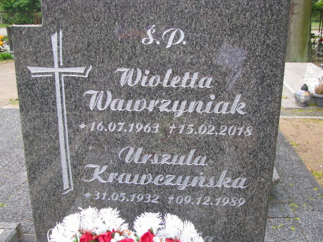 Urszula Krawczyńska 1932 Kostrzyn nad Odrą - Grobonet - Wyszukiwarka osób pochowanych