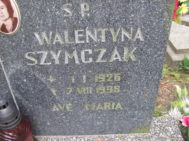 Walentyna Szymczak 1926 Kostrzyn nad Odrą - Grobonet - Wyszukiwarka osób pochowanych