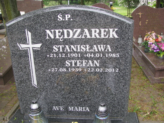 Stanisława NĘDZAREK 1902 Kostrzyn nad Odrą - Grobonet - Wyszukiwarka osób pochowanych
