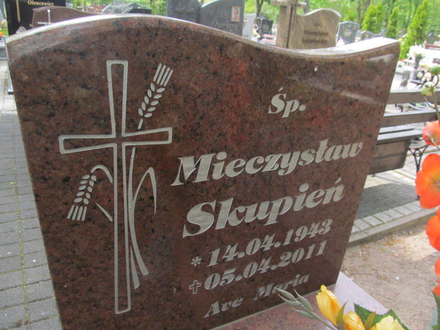 Mieczysław Skupień 1943 Kostrzyn nad Odrą - Grobonet - Wyszukiwarka osób pochowanych