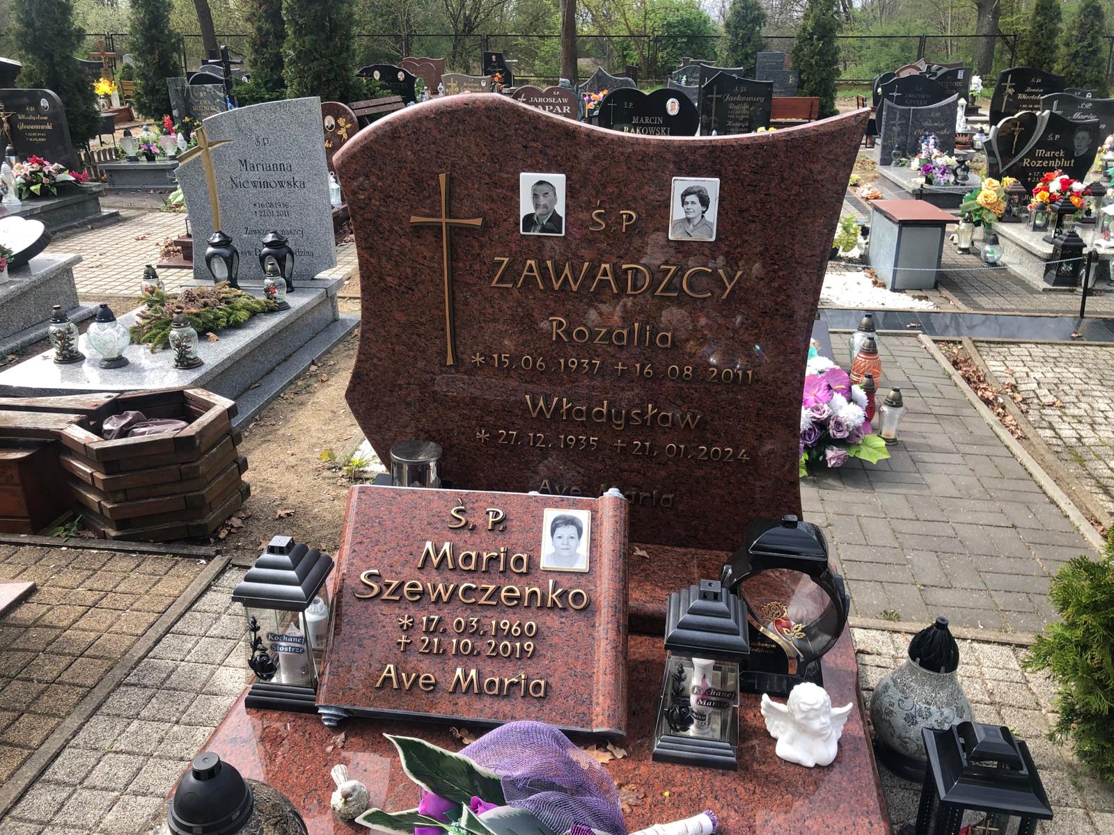 Rozalia Zawadzka 1937 Kostrzyn nad Odrą - Grobonet - Wyszukiwarka osób pochowanych