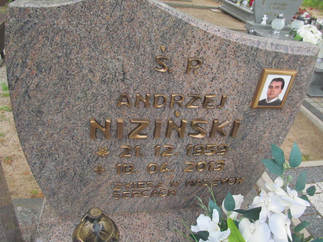 Andrzej Niziński 1959 Kostrzyn nad Odrą - Grobonet - Wyszukiwarka osób pochowanych