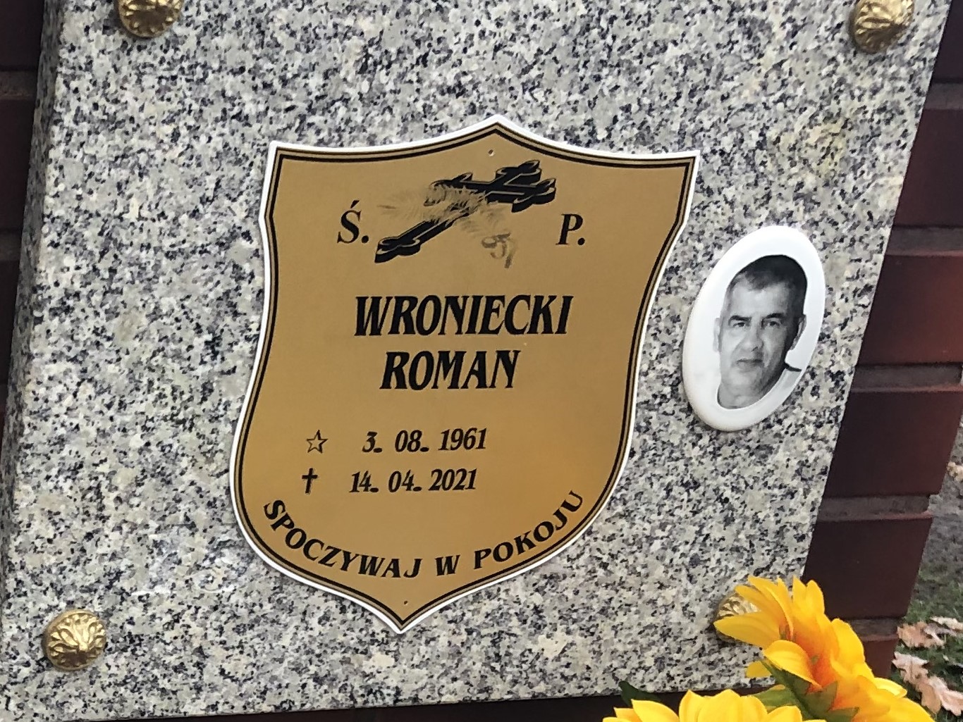 Roman Wroniecki 1961 Kostrzyn nad Odrą - Grobonet - Wyszukiwarka osób pochowanych