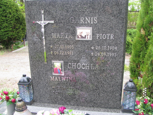 Marta Garnis 1905 Kostrzyn nad Odrą - Grobonet - Wyszukiwarka osób pochowanych