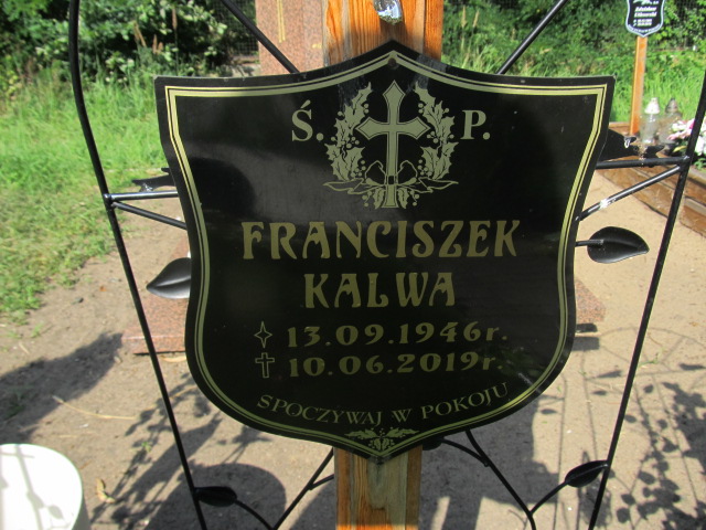 Franciszek Kalwa 1946 Kostrzyn nad Odrą - Grobonet - Wyszukiwarka osób pochowanych