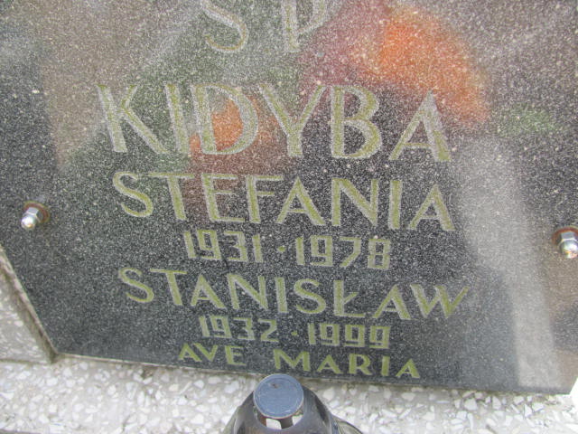Stefania Kidyba 1931 Kostrzyn nad Odrą - Grobonet - Wyszukiwarka osób pochowanych