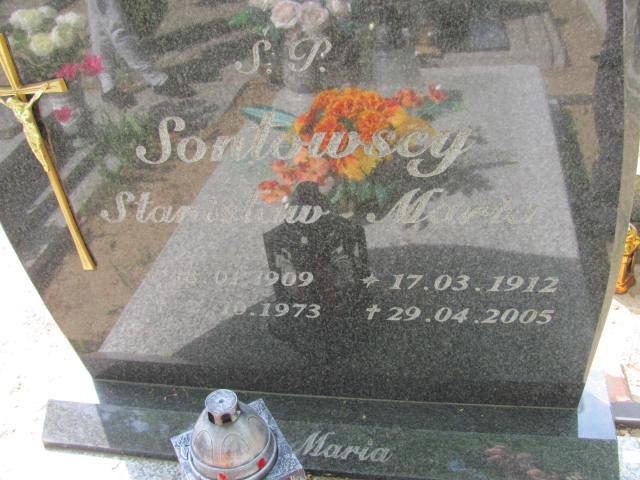 Stanisław Sontowski 1909 Kostrzyn nad Odrą - Grobonet - Wyszukiwarka osób pochowanych