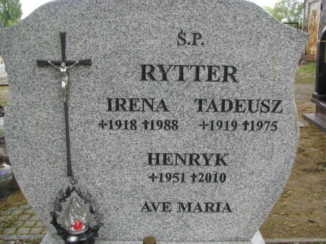 Irena Rytter 1918 Kostrzyn nad Odrą - Grobonet - Wyszukiwarka osób pochowanych