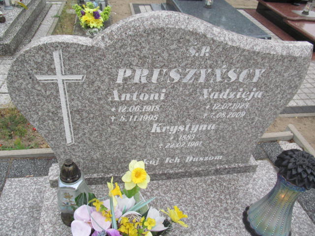 Krystyna Pruszyńska 1883 Kostrzyn nad Odrą - Grobonet - Wyszukiwarka osób pochowanych