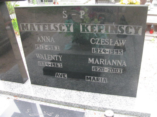 Stanisława Matelska 1885 Kostrzyn nad Odrą - Grobonet - Wyszukiwarka osób pochowanych