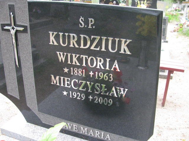 Wiktoria Kurdziuk 1881 Kostrzyn nad Odrą - Grobonet - Wyszukiwarka osób pochowanych