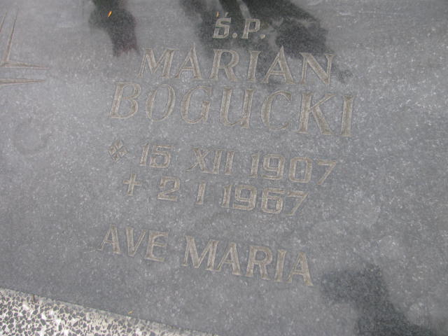 Marian Bogucki 1907 Kostrzyn nad Odrą - Grobonet - Wyszukiwarka osób pochowanych